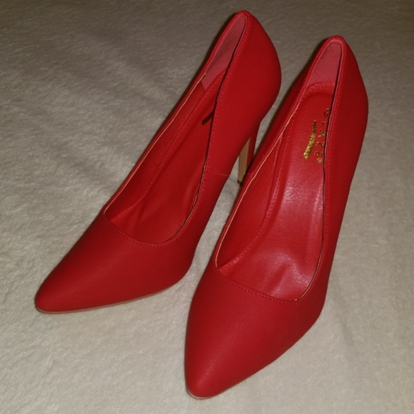 NWT Sexy Glaze Red Heels - Picture 2 of 5